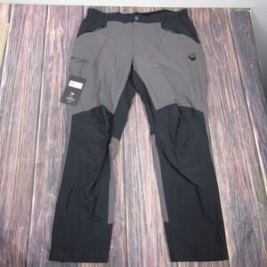 Sprayway Compass Pro Pants Mens 38 NWT Hiking Outdoors UPF50+ Gray Black